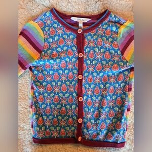 Matilda Jane Multicolor Button Down Shirt/sweater